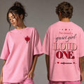 Oversized tee, front print